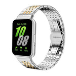 xDfind Seven-bead Solid Stainless Steel Watch Band, For Samsung Galaxy Watch Ultra / Ultra 2025, For Samsung Galaxy Watch8 / Wacth8 Classic, For Samsung Galaxy Watch 7 / 6 / 5 / FE, For Samsung Galaxy Fit3 SM-R390