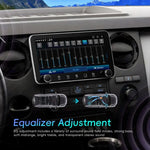 10.36 inch Screen Android 15 Car CarPlay Navigation Integrated Machine with Dual Knob, Standard, Standard+AHD+Microphone