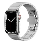 xDfind One-bead Bamboo Solid Stainless Steel Watch Band, For Apple Watch 42 / 44 / 45 / 46 / 49mm 22mm, For Apple Watch 38 / 40 / 41 / S10 42mm 20mm