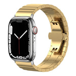xDfind One-bead Bamboo Solid Stainless Steel Watch Band, For Apple Watch 42 / 44 / 45 / 46 / 49mm 22mm, For Apple Watch 38 / 40 / 41 / S10 42mm 20mm