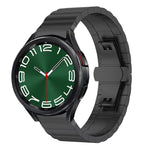 xDfind One-bead Bamboo Solid Stainless Steel Watch Band, For Samsung Galaxy Watch8 / Wacth8 Classic 22mm, For Samsung Galaxy Watch 7 / 6 / 5 / FE 20mm, For Samsung Galaxy Fit3 SM-R390 18mm