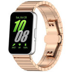 xDfind One-bead Bamboo Solid Stainless Steel Watch Band, For Samsung Galaxy Watch8 / Wacth8 Classic 22mm, For Samsung Galaxy Watch 7 / 6 / 5 / FE 20mm, For Samsung Galaxy Fit3 SM-R390 18mm