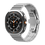 xDfind One-bead Bamboo Solid Stainless Steel Watch Band, For Samsung Galaxy Watch8 / Wacth8 Classic 22mm, For Samsung Galaxy Watch 7 / 6 / 5 / FE 20mm, For Samsung Galaxy Fit3 SM-R390 18mm