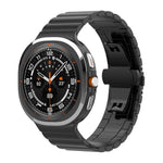 xDfind One-bead Bamboo Solid Stainless Steel Watch Band, For Samsung Galaxy Watch8 / Wacth8 Classic 22mm, For Samsung Galaxy Watch 7 / 6 / 5 / FE 20mm, For Samsung Galaxy Fit3 SM-R390 18mm