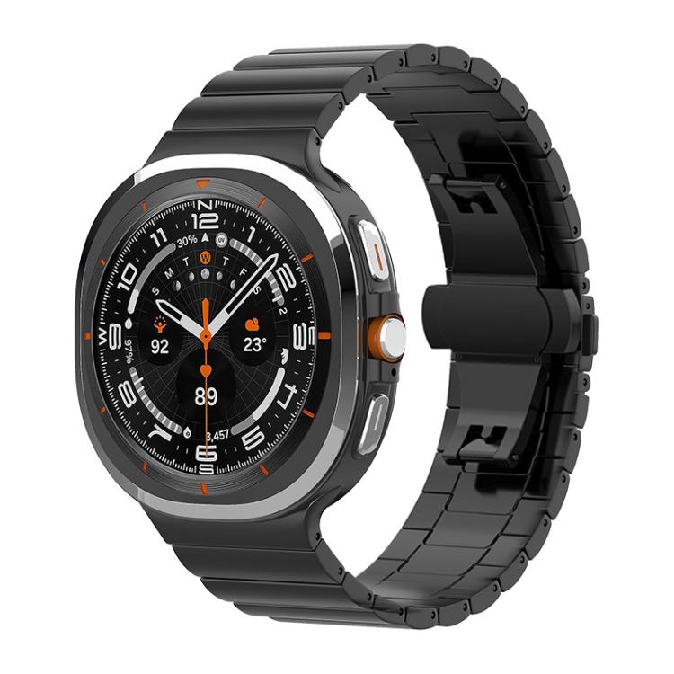 xDfind One-bead Bamboo Solid Stainless Steel Watch Band, For Samsung Galaxy Watch8 / Wacth8 Classic 22mm, For Samsung Galaxy Watch 7 / 6 / 5 / FE 20mm, For Samsung Galaxy Fit3 SM-R390 18mm