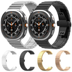 xDfind One-bead Bamboo Solid Stainless Steel Watch Band, For Samsung Galaxy Watch8 / Wacth8 Classic 22mm, For Samsung Galaxy Watch 7 / 6 / 5 / FE 20mm, For Samsung Galaxy Fit3 SM-R390 18mm