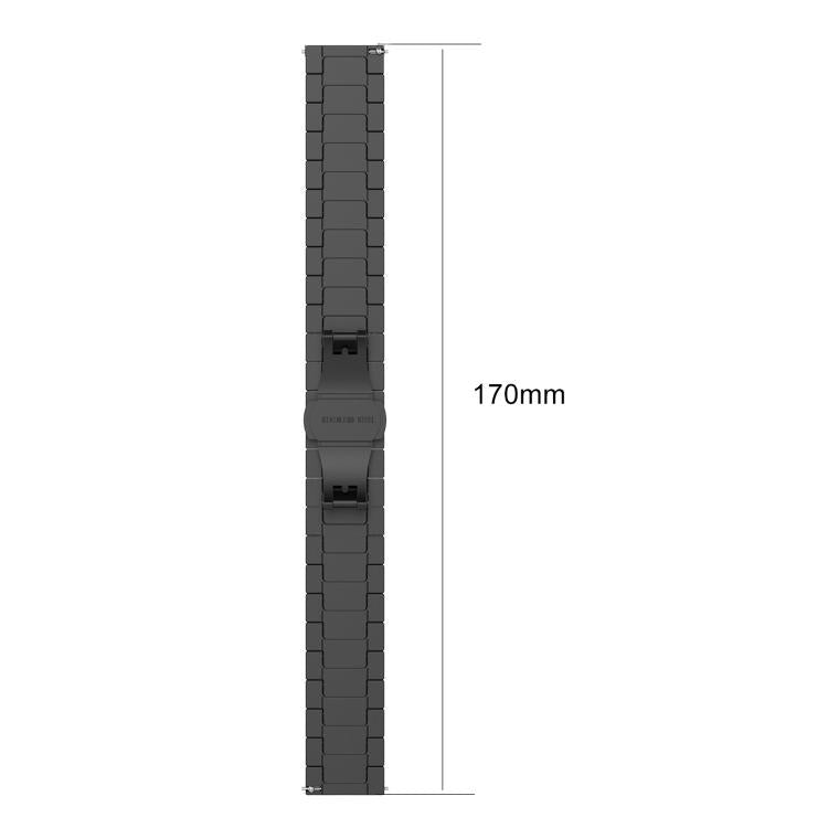 xDfind One-bead Bamboo Solid Stainless Steel Watch Band, For Samsung Galaxy Watch8 / Wacth8 Classic 22mm, For Samsung Galaxy Watch 7 / 6 / 5 / FE 20mm, For Samsung Galaxy Fit3 SM-R390 18mm