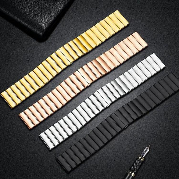 xDfind One-bead Bamboo Solid Stainless Steel Watch Band, For Samsung Galaxy Watch8 / Wacth8 Classic 22mm, For Samsung Galaxy Watch 7 / 6 / 5 / FE 20mm, For Samsung Galaxy Fit3 SM-R390 18mm