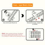 xDfind One-bead Bamboo Solid Stainless Steel Watch Band, For Galaxy Watch9 / 8 / 8 Classic 22mm, For Samsung Galaxy Watch 7 / 6 / 5 / FE 20mm, For Samsung Galaxy Fit3 SM-R390 18mm