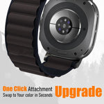 xDfind Black Buckle Loop Nylon Watch Band, For Samsung Galaxy Watch Ultra 47mm / Ultra 2025, For Samsung Galaxy Watch8 / 8 Classic