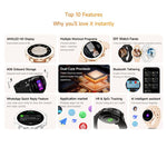 HD X2 Mini 1.32 inch AMOLED Screen Smart Watch IP68 Waterproof Support BT Call