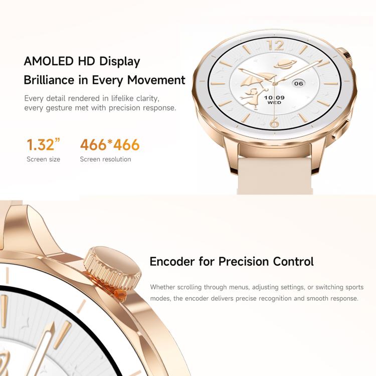 HD X2 Mini 1.32 inch AMOLED Screen Smart Watch IP68 Waterproof Support BT Call