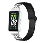D-shaped Tri-beads Magnetic Silicone Watch Band, For Samsung Galaxy Fit3