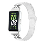 D-shaped Tri-beads Magnetic Silicone Watch Band, For Samsung Galaxy Fit3