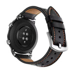 Hole Retro Leather Watch Band, For Samsung Galaxy Watch Ultra 47mm / Ultra 2025