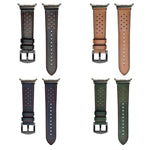 Hole Retro Leather Watch Band, For Samsung Galaxy Watch Ultra 47mm / Ultra 2025