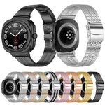 Turtle Buckle Five Beads Stainless Steel Watch Band, For Samsung Galaxy Watch Ultra 47mm / Ultra 2025