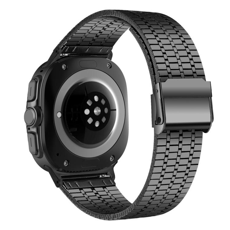 Seven Beads Buckle Stainless Steel Watch Band, For Samsung Galaxy Watch Ultra 47mm / Ultra 2025