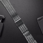 سوار ساعة من الفولاذ المقاوم للصدأ مع إبزيم سبع خرزات، لساعات Samsung Galaxy 7 / 6 / 5 / 4