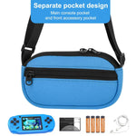 Crossbody Carrying Sleeve Bag with Adjustable Shoulder Strap & Dual Pockets for Beijue Handheld Game Console
