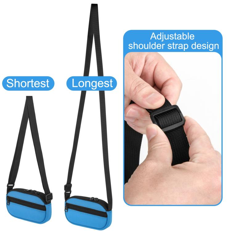 Crossbody Carrying Sleeve Bag with Adjustable Shoulder Strap & Dual Pockets for Beijue Handheld Game Console