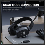ONIKUMA GT839 Bluetooth 5.4 2.4G Wired E-sports Game Headset