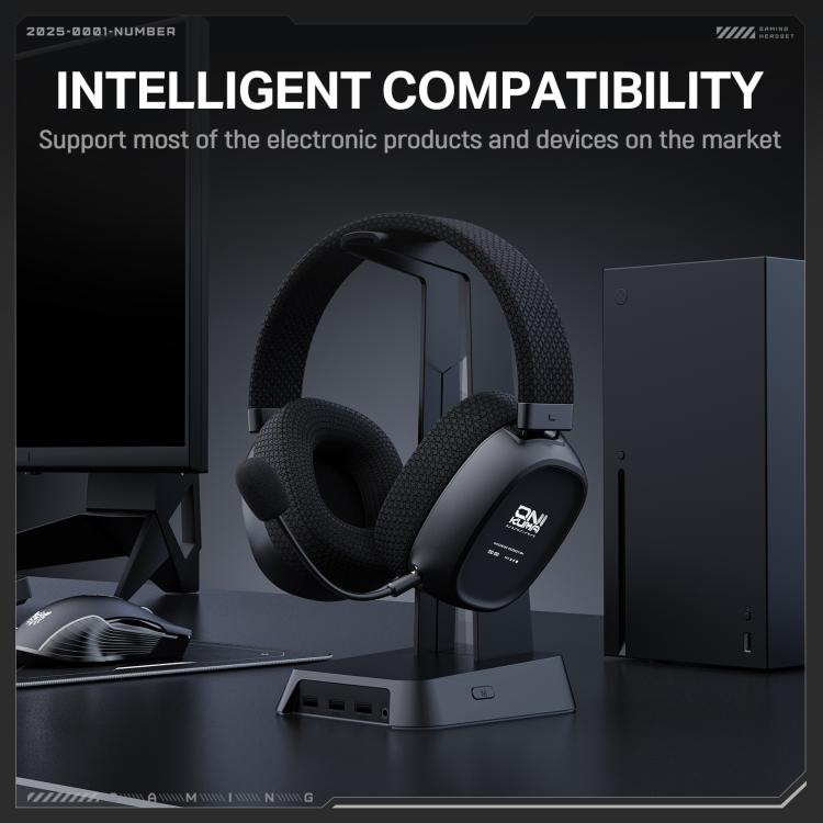 ONIKUMA GT839 Bluetooth 5.4 2.4G Wired E-sports Game Headset