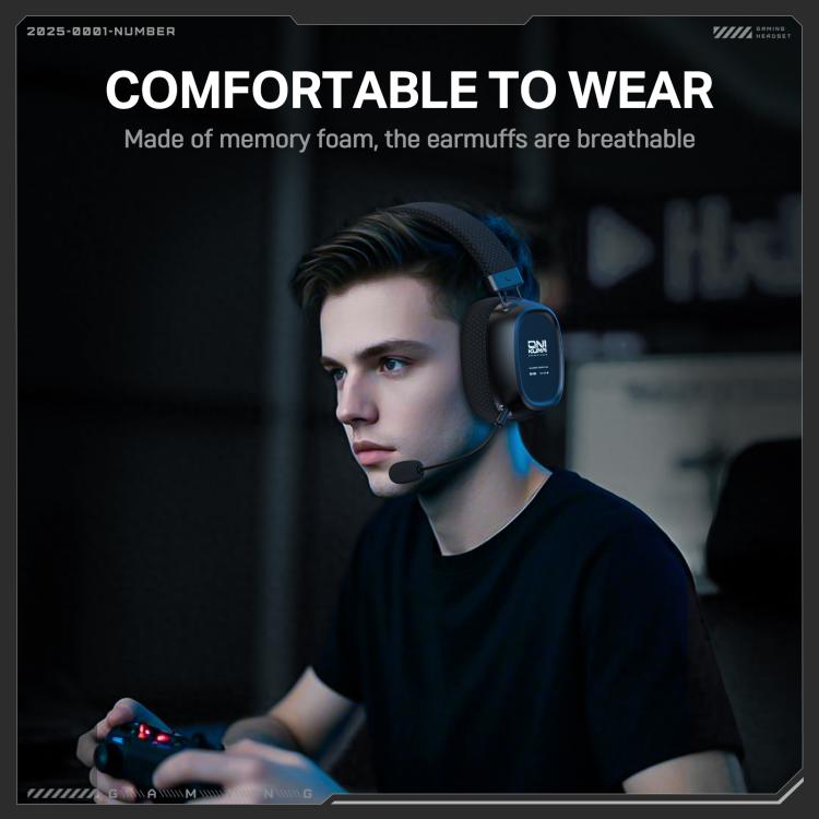 ONIKUMA GT839 Bluetooth 5.4 2.4G Wired E-sports Game Headset
