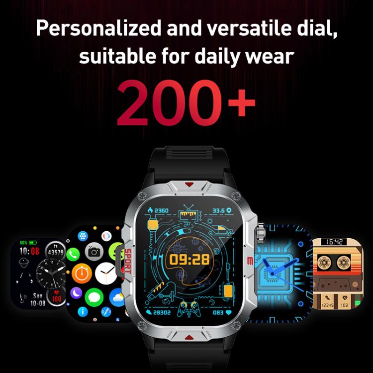 C40 Pro 2.19 inch TFT Screen BT Outdoor Sports Smart Watch Support Heart Rate Monitoring