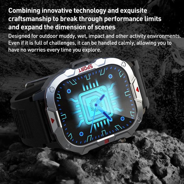 C40 Pro 2.19 inch TFT Screen BT Outdoor Sports Smart Watch Support Heart Rate Monitoring