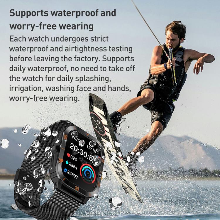 C50 Pro 2.19 inch TFT Screen BT Outdoor Sports Smart Watch Support Heart Rate Monitoring