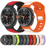 xDfind Dual Color Silicone Watch Band, For Samsung Galaxy Watch8 / Wacth8 Classic