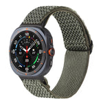 Wave Pattern Nylon Braided Watch Band, For Samsung Galaxy Watch8 / Watch8 Classic
