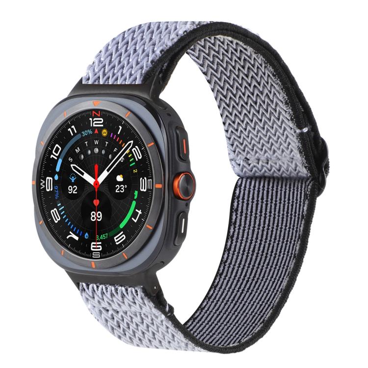 Wave Pattern Nylon Braided Watch Band, For Samsung Galaxy Watch8 / Watch8 Classic