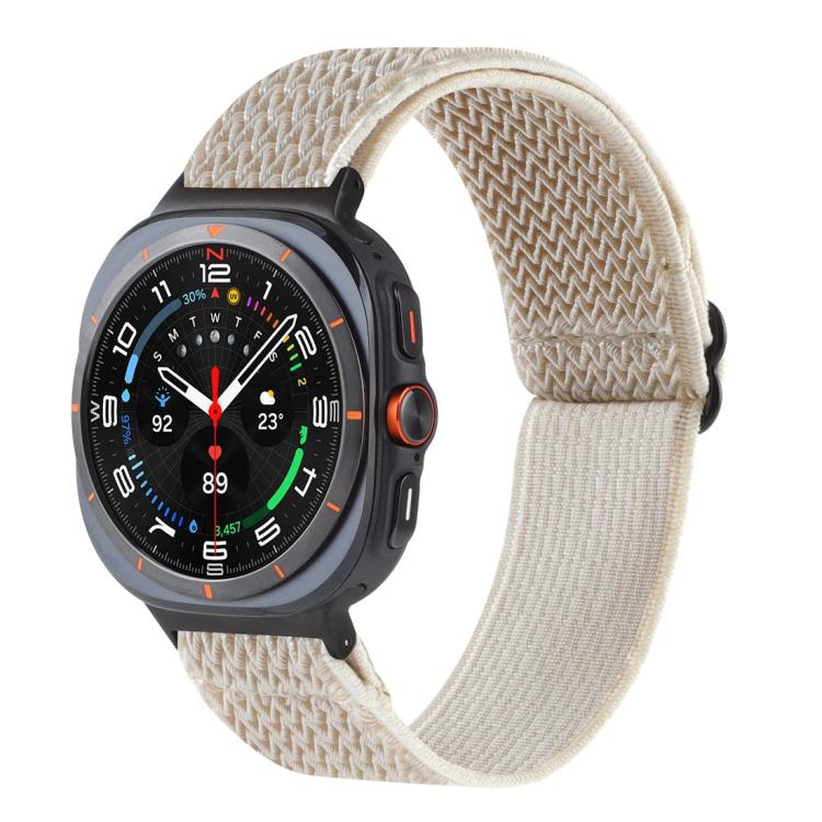 Wave Pattern Nylon Braided Watch Band, For Samsung Galaxy Watch8 / Watch8 Classic