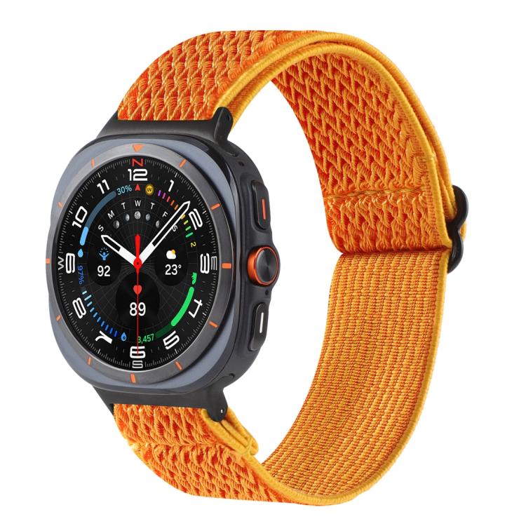 Wave Pattern Nylon Braided Watch Band, For Samsung Galaxy Watch8 / Watch8 Classic