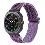Wave Pattern Nylon Braided Watch Band, For Samsung Galaxy Watch8 / Watch8 Classic