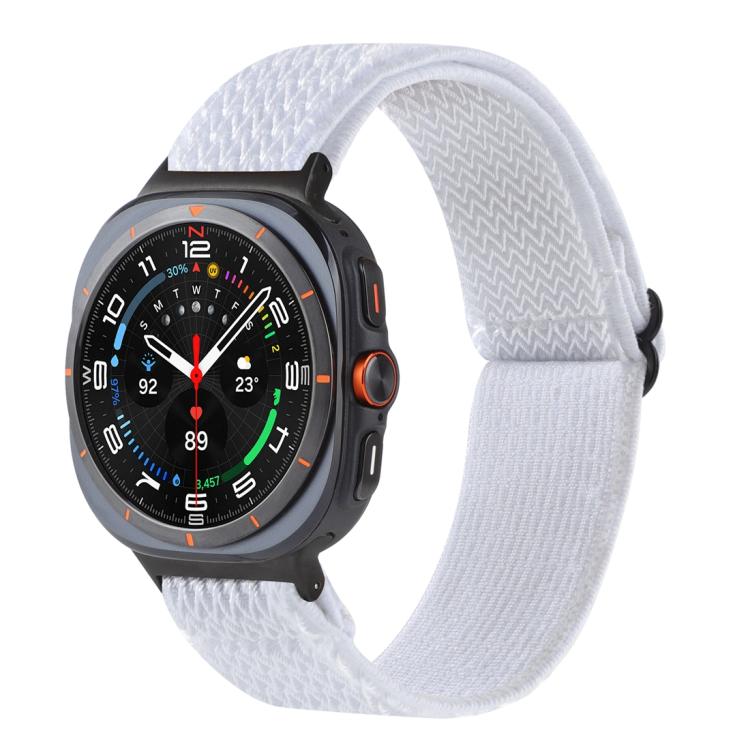 Wave Pattern Nylon Braided Watch Band, For Samsung Galaxy Watch8 / Watch8 Classic