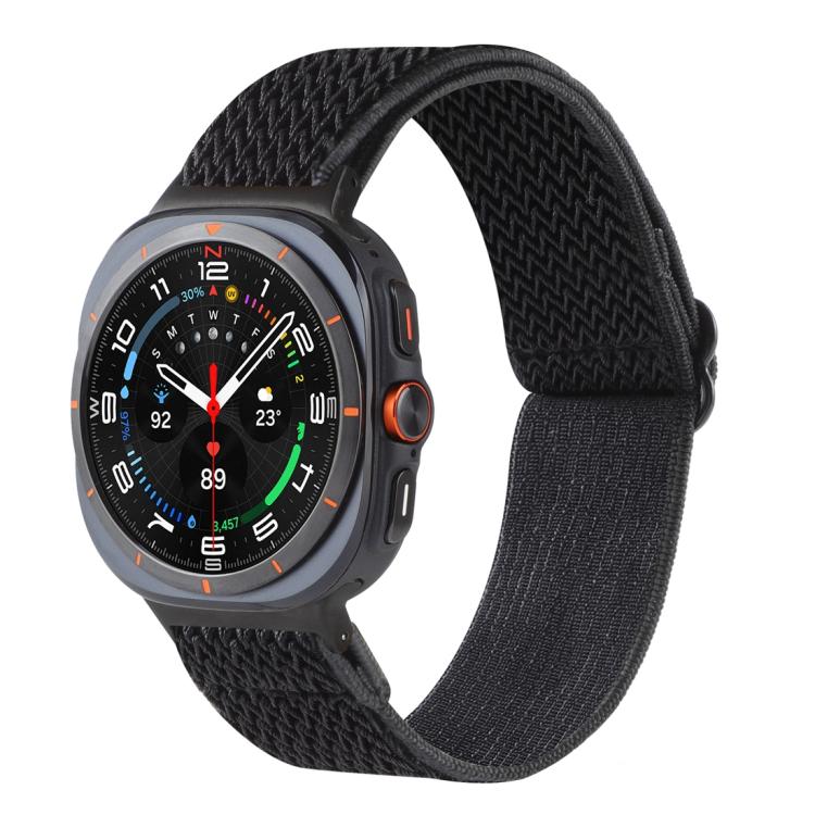 Wave Pattern Nylon Braided Watch Band, For Samsung Galaxy Watch8 / Watch8 Classic