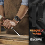 Crazy Horse Leather Watch Band, For Samsung Galaxy Watch8 / Watch8 Classic