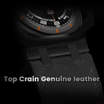Crazy Horse Leather Watch Band, For Samsung Galaxy Watch8 / Watch8 Classic