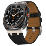 Crazy Horse Leather Watch Band, For Samsung Galaxy Watch8 / Watch8 Classic