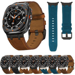 Crazy Horse Leather Watch Band, For Samsung Galaxy Watch8 / Watch8 Classic