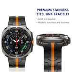 Butterfly Buckle Titanium Alloy Watch Band, For Samsung Galaxy Watch8 / Watch8 Classic