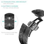 Butterfly Buckle Titanium Alloy Watch Band, For Samsung Galaxy Watch8 / Watch8 Classic