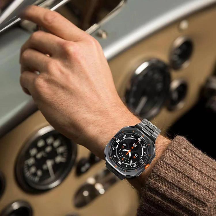 Butterfly Buckle Titanium Alloy Watch Band, For Samsung Galaxy Watch8 / Watch8 Classic