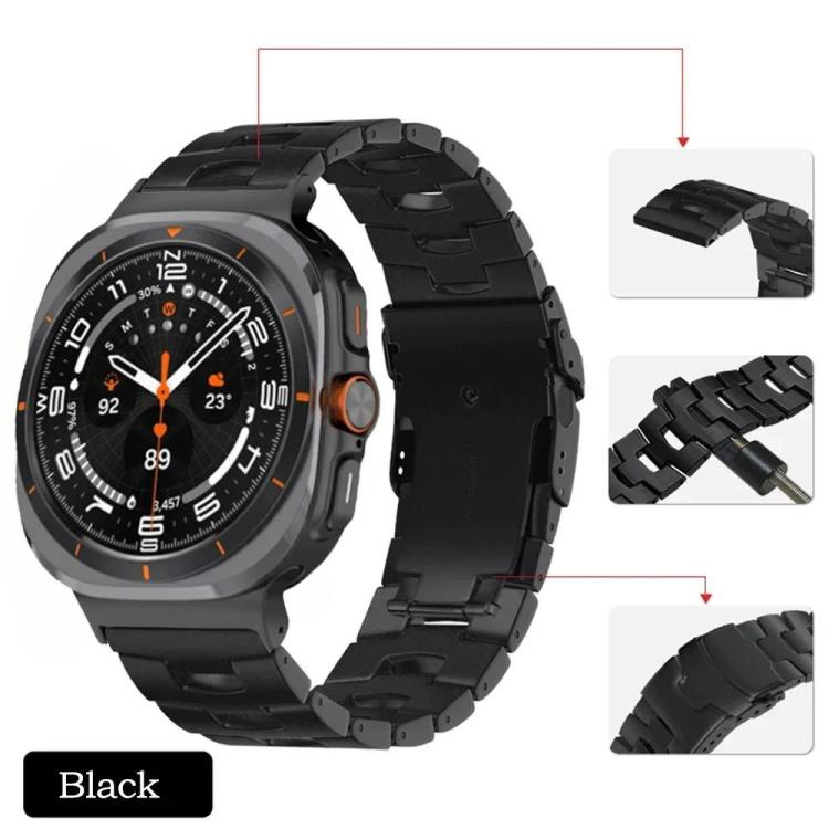 Safety Buckle Titanium Alloy Watch Band, For Samsung Galaxy Watch8 / Watch8 Classic