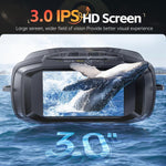FNIRSI NVS-40 Small Portable Outdoor 4K Full Color HD Infrared Binocular Night Vision Device, NVS-40