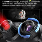 FNIRSI NVS-40 Small Portable Outdoor 4K Full Color HD Infrared Binocular Night Vision Device, NVS-40