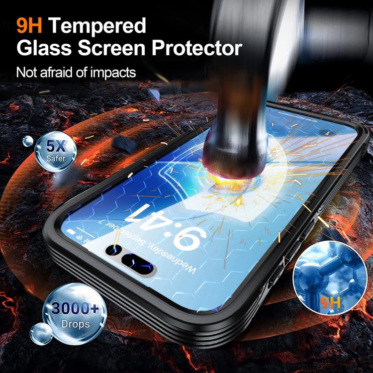 غطاء هاتف مقاوم للماء مع MagSafe من Life، لهواتف iPhone 17 Pro Max، iPhone 17 Pro